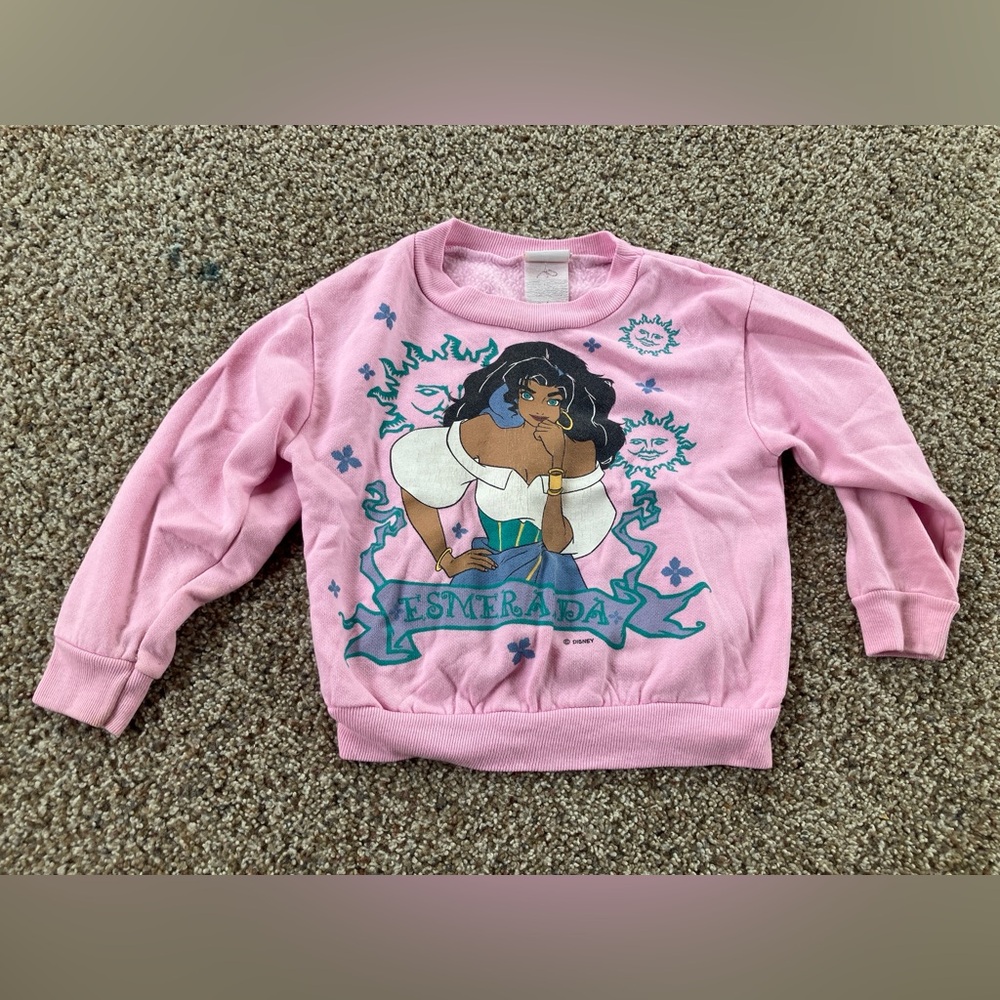 Vintage Disney Hunchback of Notre Dame Esmeralda sweatshirt size 4